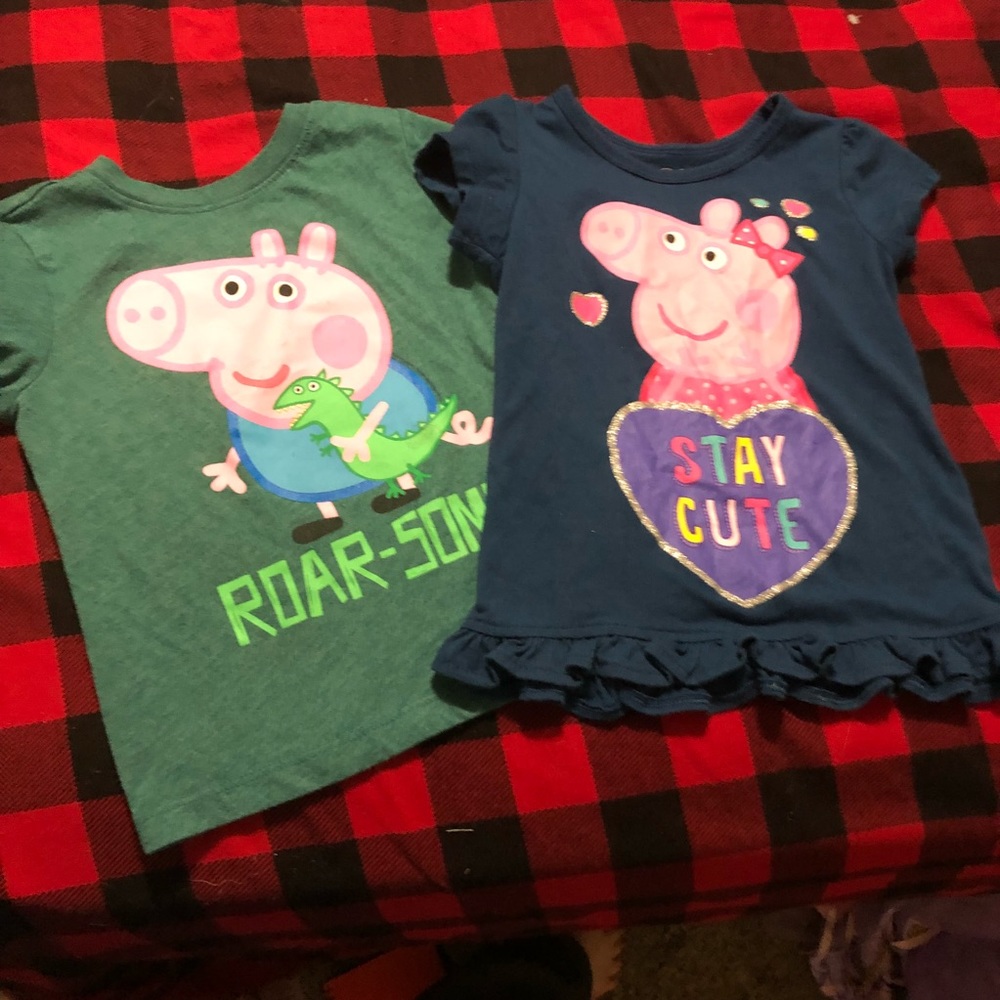 Pepa pig 2T/3T tees